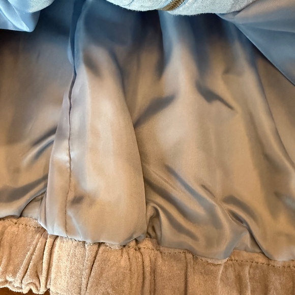 Liz Claiborne Women's Soft Blue/Periwinkle Suede Leather Jacket, Size XL - Picture 12 of 16